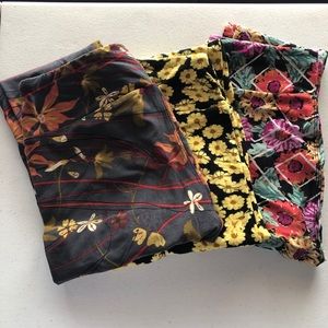 LuLaRoe OS leggings - 3 pair bundle